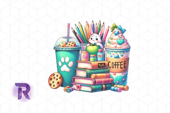 Easter Teacher Bunnies PNG: Graphics for Crafts