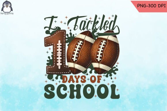 I Tackled 100 Days of School PNG: Graphics for Crafts