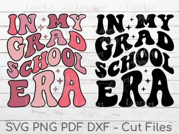 In My Grad School Era Retro Graphics for Crafts