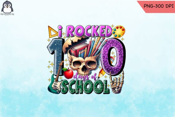 Review: I Rocked 100 Days of School PNG for Embroidery