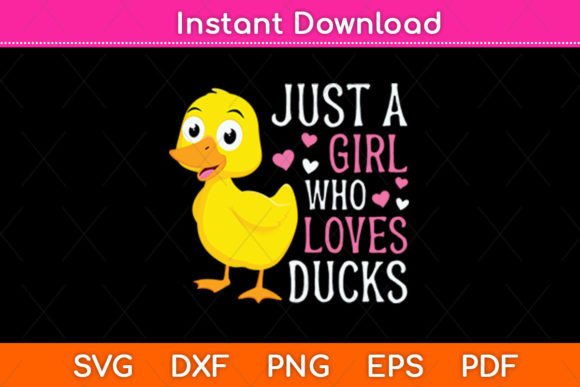 Review: Just a Girl Who Loves Ducks SVG for Embroidery