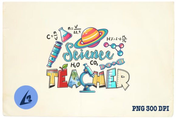 Reviewing the Science Teacher Cute Sublimation PNG for Stitching