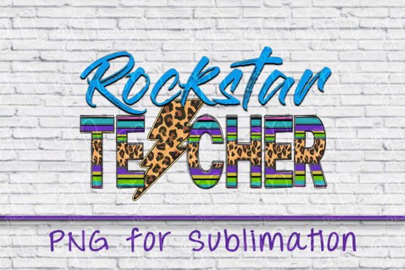Rockstar Teacher Png: Graphics for Crafts