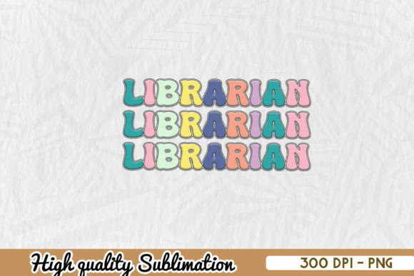 School Librarian Sublimation PNG for Crafts