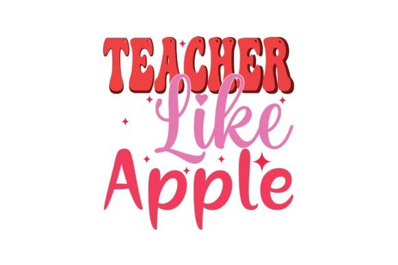 Teacher Like Apple Graphics for Crafts